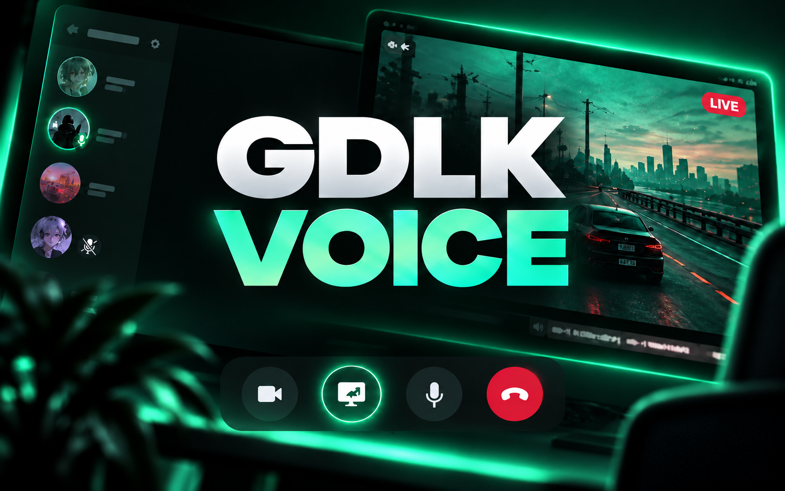 GDLK Voice — голосовое общение и игровые трансляции